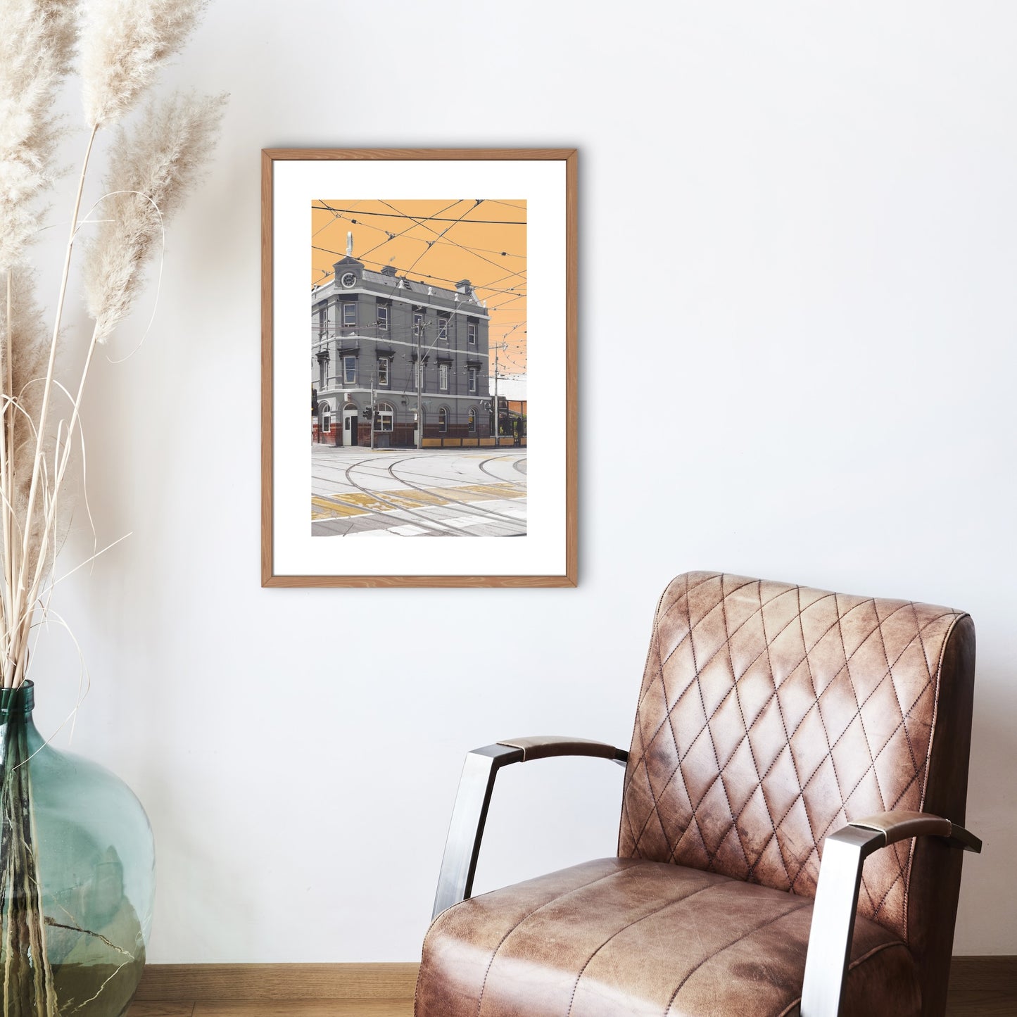 Print and Frame Handmade Tasmanian Oak Frame with border