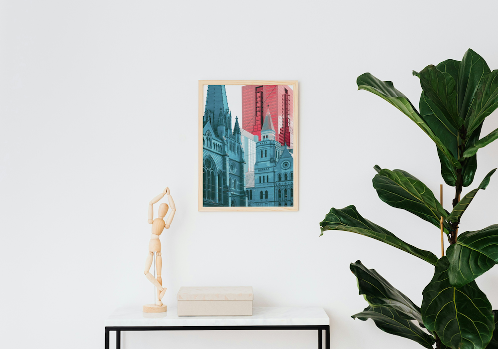 Print and Frame Handmade Tasmanian Oak Frame